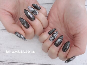 ネイルサロンアンドスクール ビーアンビシャス(be ambitious)/フラワーネイル