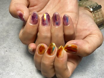 ニコリー(nicolie)/フィルムニュアンスネイル