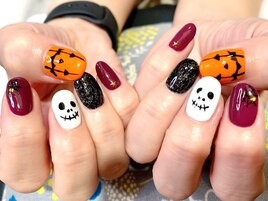 ハロウィンネイル