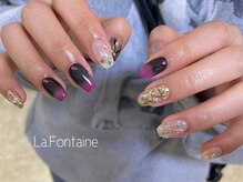 ラフォンテーヌ(La fontaine)/ブラック×パープルニュアンス