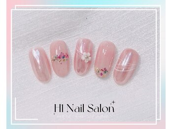 エイチワン(H1)/艶感あるピンクにオーロラ施術