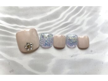 ネイルアンドビューティーサロン シュエット(CHOUETTE)/フットネイル　定額ライトコース