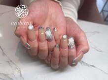 ネイルスタジオ アンビエント 表町店(Nail Studio ambient)/★ガラスフレンチネイル★