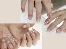 モルネイル(MORU nail)の雰囲気（リボンやハートなどパーツも多数ご用意有☆）