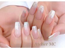 アトリエ エムシー 新富町(Atelier MC)/大人の上品ラメグラデーション