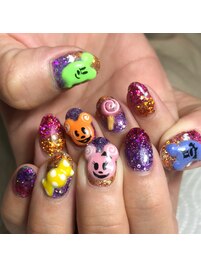 ハロウィンネイル