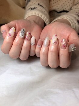 ネイルルーム オルポノ(Olupono)/押し花ネイル