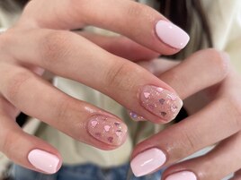 ハートホロネイル