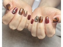 モンルポ 大阪梅田店(MonRepos)/べっこうネイル