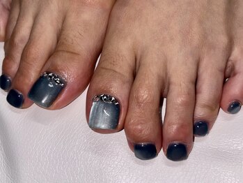 ネイルビジョルノ つくばみどりの店(Nail Begiorno)/フットネイル 親指アート