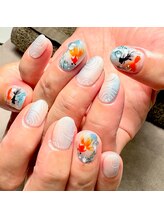 ラキネイル(LAKI Nail)/金魚アート