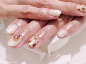 キープ ネイルサロン(KEEP)/ニュアンスレオパード♪