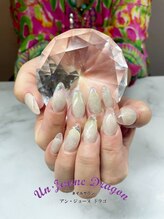 アン ジョーヌドラゴ/【自爪ネイル】クリアフレンチ