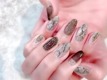 ラルネイル 大宮(Lull. nail)/#シアーブラック#高級感#大人