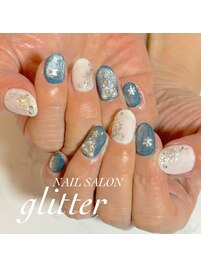 クリスマスネイル