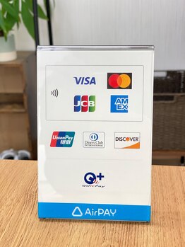 長岡痛み専門整体院みらい 長町店/クレジットカード決済可能