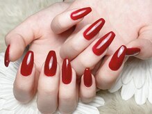 パザパネイル(pas a pas nail)/ワンカラー　レッド