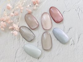 春の新色追加♪マグネットネイル