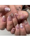 お客様ネイル/古川/マグフレンチ