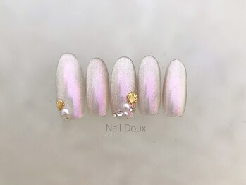 ネイル ドゥ 岡山駅前店(Nail Doux)/マグネット＆シェルパーツネイル