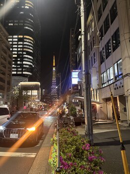パール 麻布台店(Purrl)/東京タワーと記念ショット
