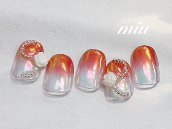 ミウ ネイル(miu nail)/キラキラ◆ワンホンネイル¥7990