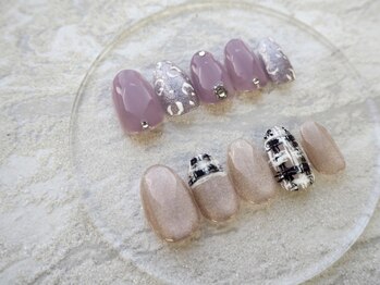 ネイル マテリア 池袋店(Nail Materia)の写真/《ずっと同価格でご案内*ワンカラー¥5300/定額アート¥6300~》随時デザインを更新!飽きずに何度でも楽しめる