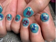 エーエムネイル(Am:nail)/ポーランド風フル手描きアート