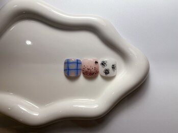 PlusEwalu四日市ネイル/パラジェル/フィルイン/長さだし/マグネット/フット/スカルプ/フット親指アート♪[四日市]