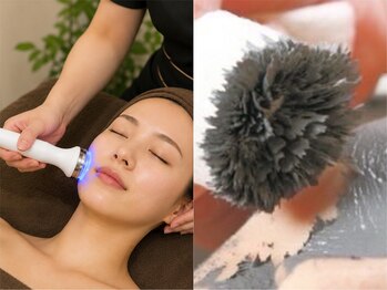 サロン ド ラジュニール(Salon de Rajeunir)の写真/「ハイパーナイフでたるみ・むくみを撃退！スッキリ小顔印象へ」×復元磁気パックケアで毛穴レス美白肌へ♪