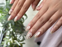 レトネイル レトネイル 大阪梅田(reto nail)/ぷっくり/花/パール/マグネット