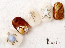 夏ヒトデネイル　11500円