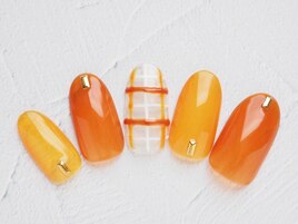 クリアカラー ぷっくりチェック