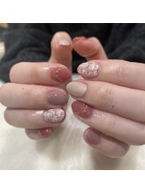 エムスラッシュ 横浜元町店(M.SLASH)/パラジェル　ツイードネイル