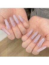 フレイムス アイラッシュ アンド ネイル(FRAMES)/長さだしフラッシュネイル☆彡