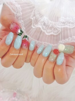 ファラウェイネイル(Faraway nail)/夏ネイル☆