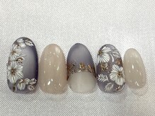 カミアンユイヤ ネイルラボ(KAMIANYUIYA Nail LAB)/刺繍フラワーフレンチ