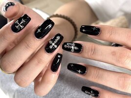 黒ネイル