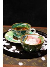 高級ブランド食器で楽しむアフターティー♪