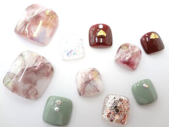 ネイルサロン クイール 小山店(NAIL SALON QUILL)/大理石風ネイル