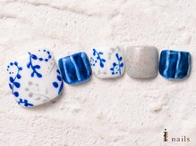 アイネイルズ 横浜WEST店(I-nails)/大人フラワーモチーフ10480円