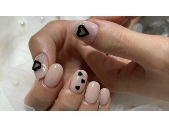 シンプル黒ハート