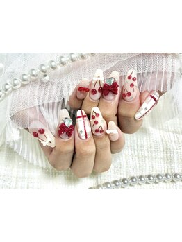 手描きアートが得意なサロン