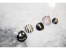 ラルネイル 大宮(Lull. nail)/＊Halloween＊ガイコツ＊