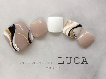 ネイルアトリエルカ(nail atelier LUCA)/I-19 大人上品ネイル フット