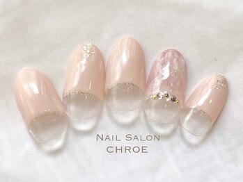 ネイルサロンクロエ (Nail Salon CHROE)/マーブルフレンチ