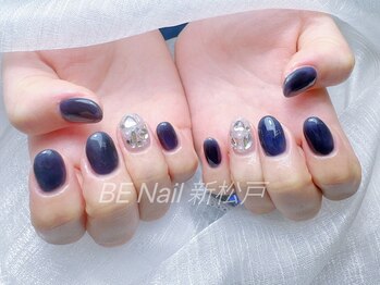 ビーネイル 新松戸(BE NAIL)/ワンカラー埋め尽くし2本