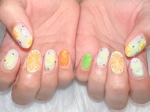 アトリエ ペーニクルス(Atelier Peniculus.)/柑橘ネイル