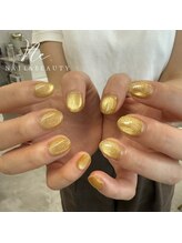 ネオン(Ne.)/yellow magnet nail