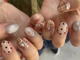 チェックネイル